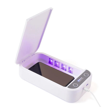 Electric UV Sterilizer Aromatherapy Box Multifunctional Mobile Phone Wireless Charger Disinfection Anti Bacteria Machine