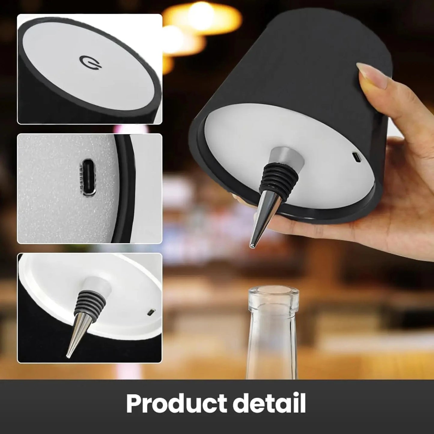 Wireless  Touch Bottle Lamp