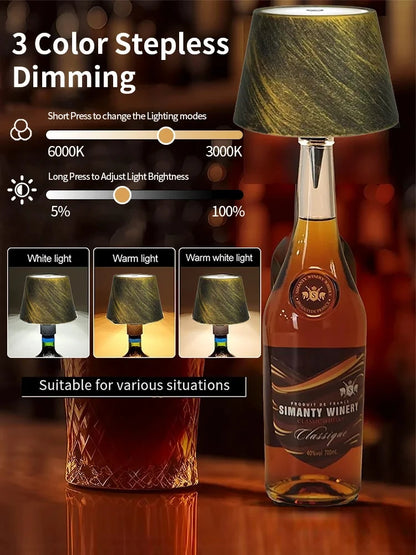Wireless  Touch Bottle Lamp